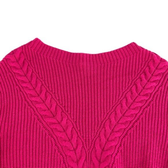 Talbots Pink Knit Pullover Sweater - Picture 4 of 5